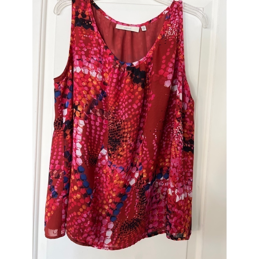 Sejour JEWEL TONE SLEEVELESS TOP - SIZE 14 W
